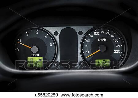 Stock Photo - Car dashboard.. Fotosearch