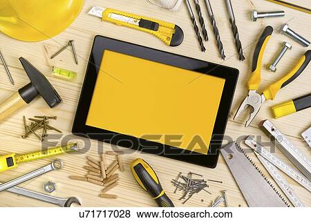 Stock Photo - Carpentry, conceptual image.. Fotosearch