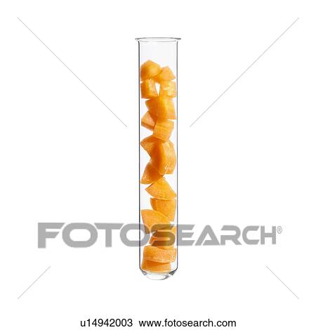 Carrot in test tube, studio shot. View Large Photo Image Stock Image - Carrot in test tube, studio shot.. Fotosearch