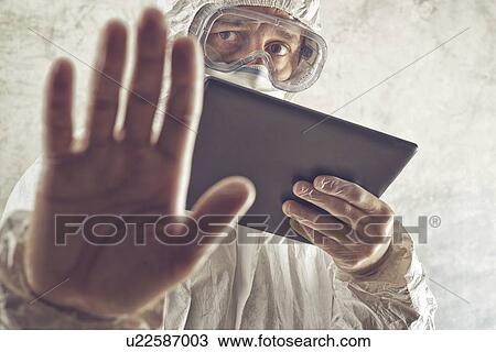 Stock Image - Chemical hazard, conceptual image.. Fotosearch
