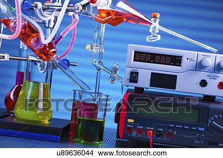 Chemistry apparatus. View Large Photo Image Picture - Chemistry apparatus.. Fotosearch