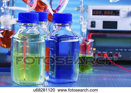 Stock Image - Chemistry apparatus.. Fotosearch