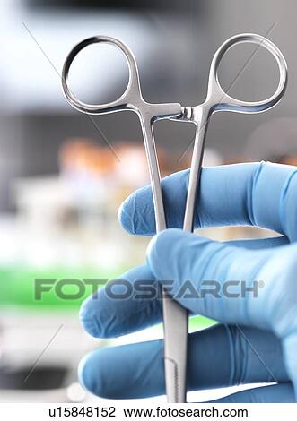 Close-up of surgical scissors in an operating theatre. View Large Photo Image Stock Image - Close-up of surgical scissors in an operating theatre.. Fotosearch