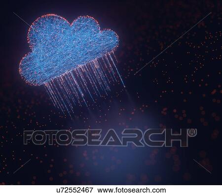Stock Photo - Cloud computing, conceptual illustration.. Fotosearch