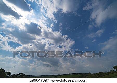 Stock Photo - Cloudy sky.. Fotosearch