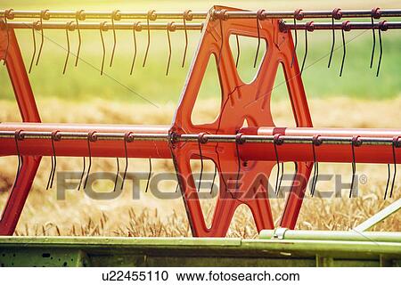Combine harvester. View Large Photo Image Stock Image - Combine harvester.. Fotosearch