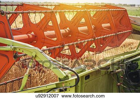 Stock Photo - Combine harvester.. Fotosearch