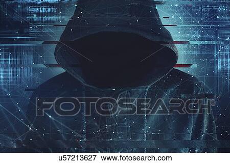 Stock Photo - Computer hacker, conceptual image.. Fotosearch