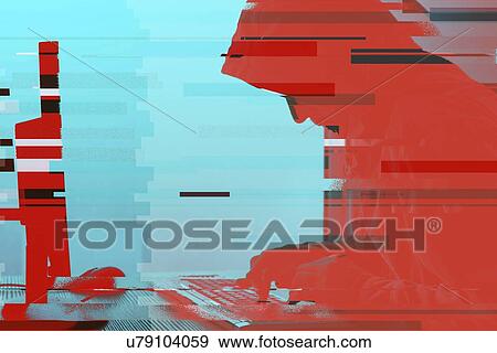 Stock Photo - Computer hacker, conceptual image.. Fotosearch