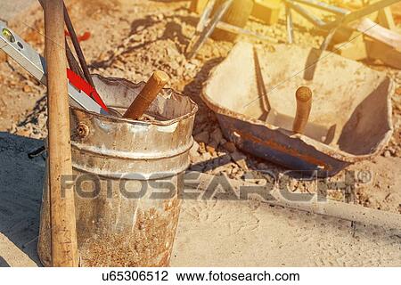 Stock Image - Construction site, conceptual image.. Fotosearch