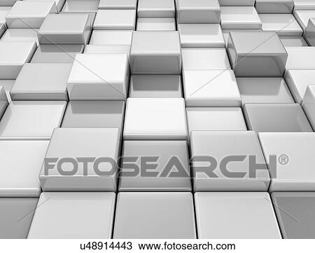 Cubes, computer illustration. View Large Photo Image Stock Image - Cubes, computer illustration.. Fotosearch