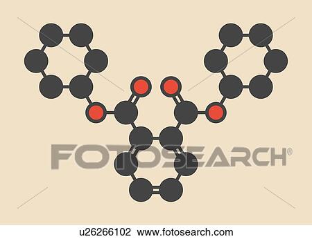 Dicyclohexyl phthalate (DCP) plasticizer molecule. Stylized skeletal formula (chemical structure): Atoms are shown as colour-coded circles: hydrogen (hidden), carbon (grey), oxygen (red). View Large Photo Image Stock Image - Dicyclohexyl phthalate (DCP) plasticizer molecule. Stylized skeletal formula (chemical structure): Atoms are shown as colour-coded circles: hydrogen (hidden), carbon (grey), oxygen (red).. Fotosearch