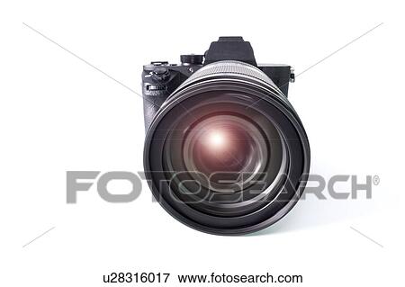 Digital mirrorless camera with zoom lens. View Large Photo Image Stock Photo - Digital mirrorless camera with zoom lens.. Fotosearch