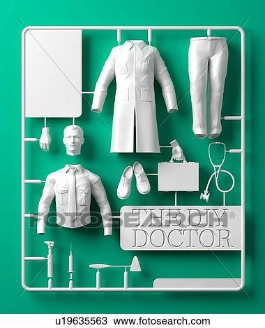 Stock Image - DIY doctor kit, computer illustration.. Fotosearch