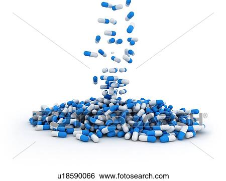 Drug capsules, illustration. View Large Photo Image Stock Photograph - Drug capsules, illustration.. Fotosearch