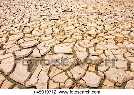 Stock Image - Dry soil.. Fotosearch