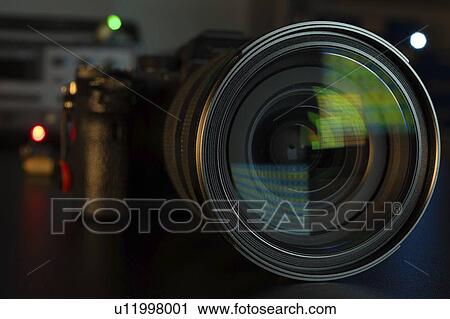Stock Image - DSLR camera lens.. Fotosearch