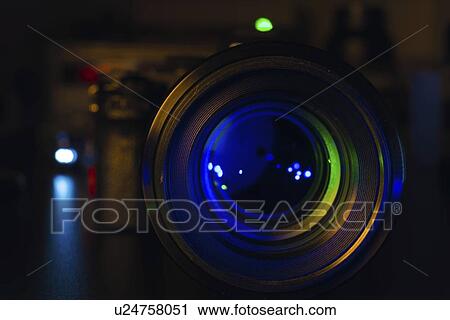 Stock Image - DSLR camera lens.. Fotosearch