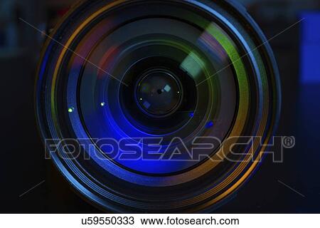 Stock Image - DSLR camera lens.. Fotosearch