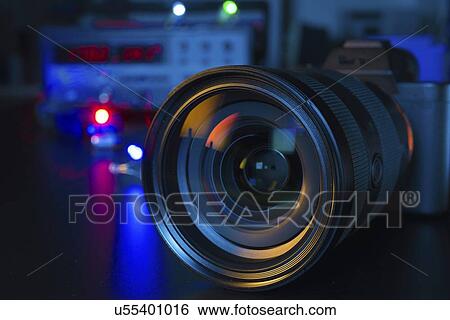 Stock Photograph - DSLR camera lens.. Fotosearch