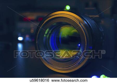 Stock Photograph - DSLR camera lens.. Fotosearch