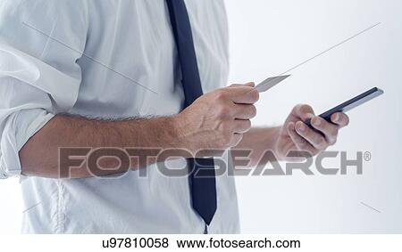 Electronic banking with mobile phone. View Large Photo Image Stock Photo - Electronic banking with mobile phone.. Fotosearch