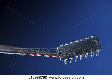 Electronic chip. View Large Photo Image Stock Image - Electronic chip.. Fotosearch