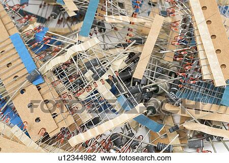 Stock Image - Electronic components.. Fotosearch