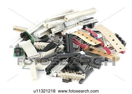 Stock Photo - Electronic components.. Fotosearch
