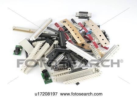 Stock Photo - Electronic components.. Fotosearch
