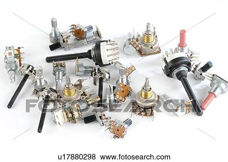 Stock Photo - Electronic components.. Fotosearch