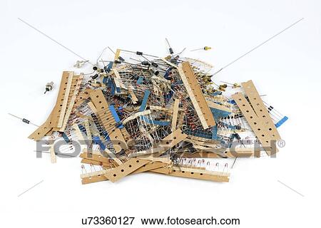 Stock Photo - Electronic components.. Fotosearch