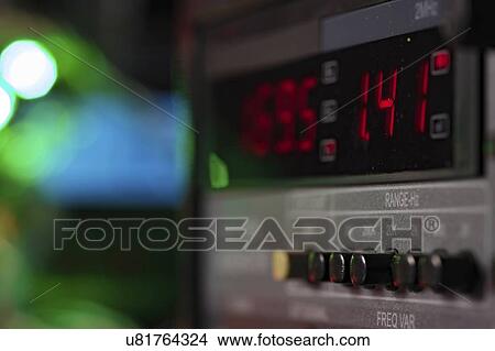 Picture - Electronic measuring instrument display.. Fotosearch