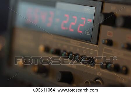 Picture - Electronic measuring instrument display.. Fotosearch