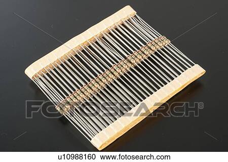 Stock Image - Electronic resistors.. Fotosearch