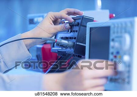 Stock Photo - Electronics measuring equipment.. Fotosearch