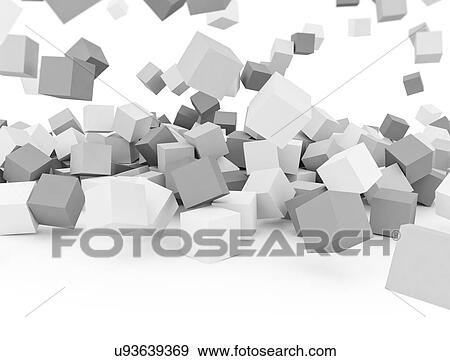 Falling boxes, illustration. View Large Photo Image Stock Photo - Falling boxes, illustration.. Fotosearch