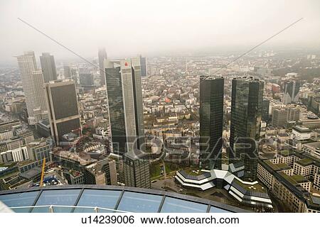 Financial district, Frankfurt, Germany, taken in April 2016. View Large Photo Image Stock Photograph - Financial district, Frankfurt, Germany, taken in April 2016.. Fotosearch