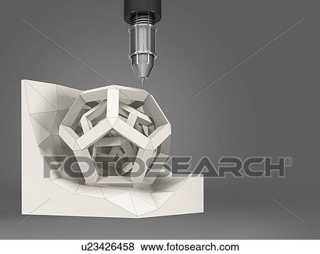 Geometric object, 3D illustration. View Large Photo Image Stock Photo - Geometric object, 3D illustration.. Fotosearch