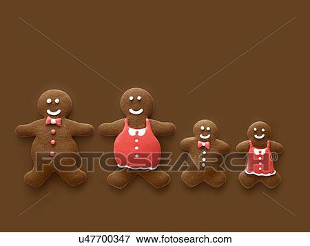 Gingerbread family. View Large Photo Image Stock Photo - Gingerbread family.. Fotosearch