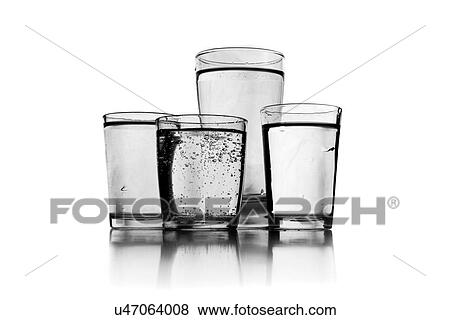 Stock Photo - Glasses of water.. Fotosearch