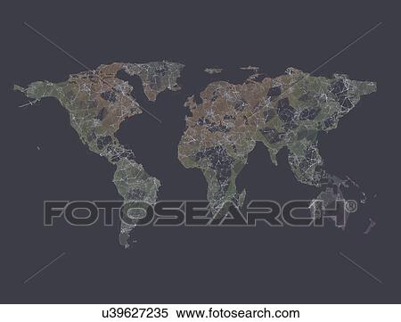 Stock Photography - Global connectivity, illustration.. Fotosearch