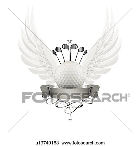 Stock Image - Golf logo, illustration.. Fotosearch