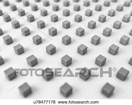 Grey cubes, computer illustration. View Large Photo Image Stock Photo - Grey cubes, computer illustration.. Fotosearch
