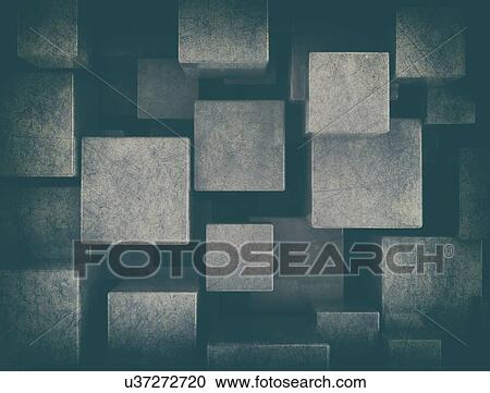Grey cubes, illustration. View Large Photo Image Stock Image - Grey cubes, illustration.. Fotosearch