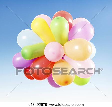 Stock Photo - Group of balloons.. Fotosearch