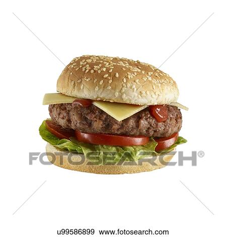 Hamburger. View Large Photo Image Stock Photo - Hamburger.. Fotosearch