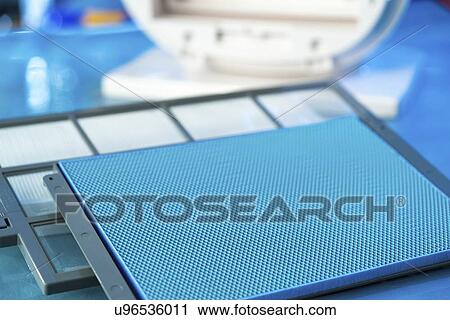 Stock Image - HEPA air filter.. Fotosearch