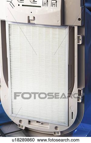 Stock Image - HEPA air filter system.. Fotosearch