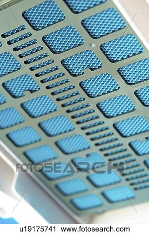 Stock Image - HEPA air filter system.. Fotosearch